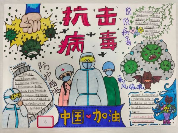 【安全防控】抗擊疫情手抄報(bào)大(dà)全，我們一(yī)直在行(xíng)動，将愛(ài)“畫(huà)”出來(lái)